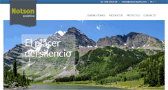 Desktop Screenshot of notson-acustica.com